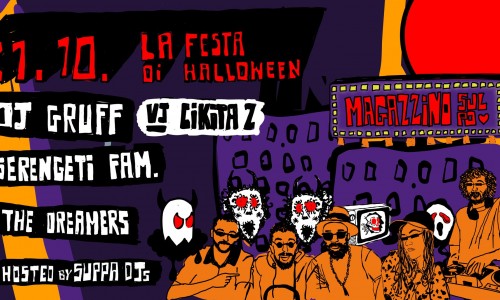 Tum Torino - Domani c'è Halloween con Dj Gruff e tanti altri mostri | 31 ottobre 2023 Magazzino sul Po, Torino